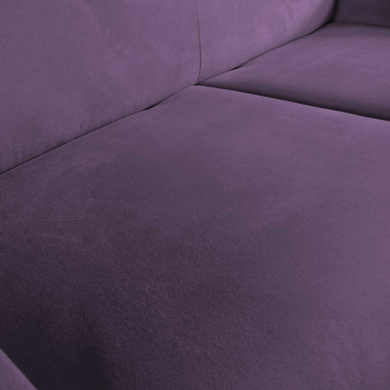 baldiflex divano letto willy tessuto viola seduta