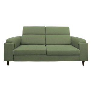 Divano allungabile frontale tessuto verde menta Derry Baldiflex