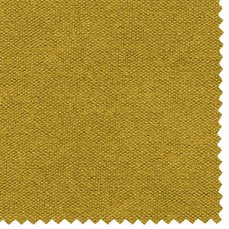 Baldiflex letto contenitore singolo senza testata in tessuto Cloe giallo senape close-up
