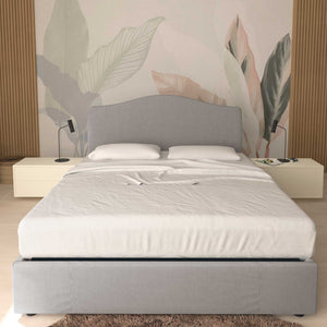 Lit coffre une place et demie en tissu Vittoria