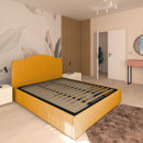 Letto contenitore  una piazza e mezza in tessuto Vittoria