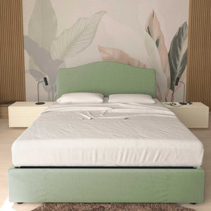 Lit coffre une place et demie en tissu Vittoria