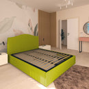 Letto contenitore  una piazza e mezza in tessuto Vittoria