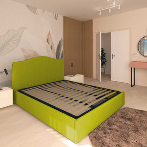 Lit coffre simple en tissu Vittoria