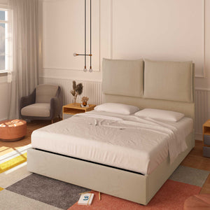 King size / queen size bed without container in Diana XL fabric