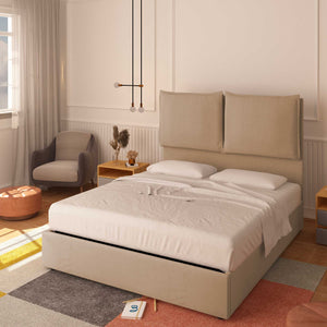 King size / queen size bed without container in Diana XL fabric