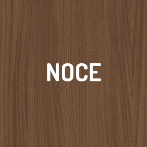 baldiflex letto mistral in legno e tessuto colore noce