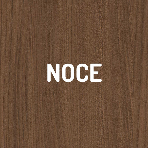 baldiflex letto mistral in legno e tessuto colore noce