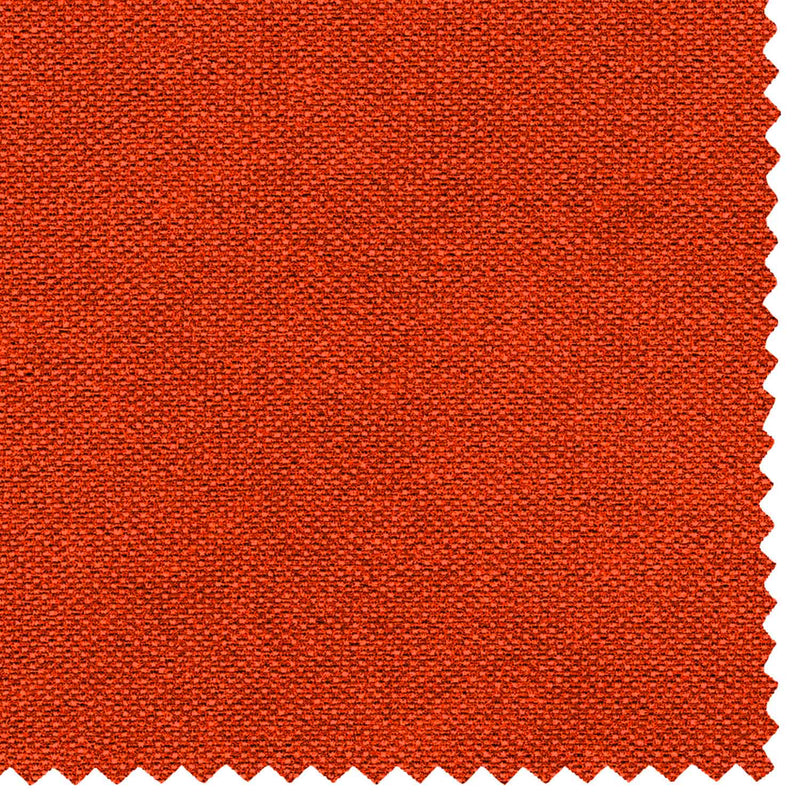 Baldiflex letto contenitore una piazza e mezza in tessuto sfoderabile Rossano arancione closeup