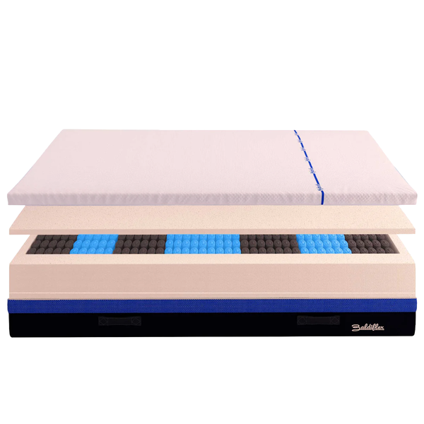 Materasso detraibile poliuretano e 1600 molle Pure Bros