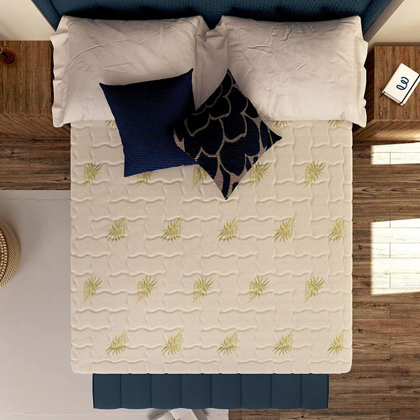 baldiflex materasso in memory bugnato fodera aloe vera sfoderabile da sopra