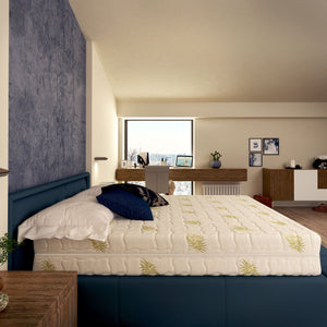 baldiflex materasso in memory bugnato fodera aloe vera sfoderabile laterale