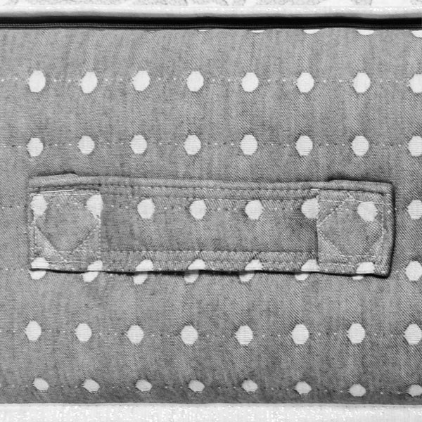 baldiflex materasso memory e 3000 micromolle tessuto damascato maniglia