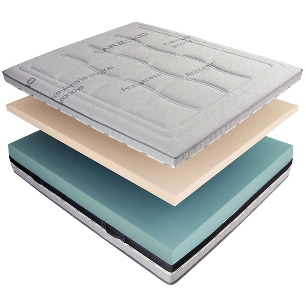 baldiflex materasso memory tessuto in carbonio king carbonio composizione