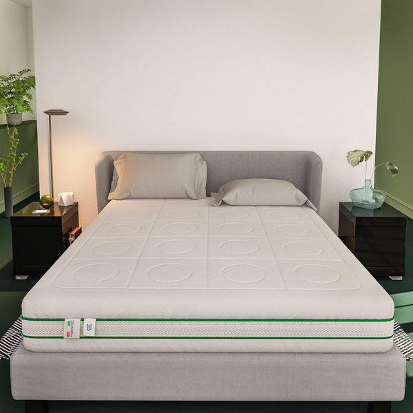 Memory mattress and 800 pocket springs 25 cm high Green Spring