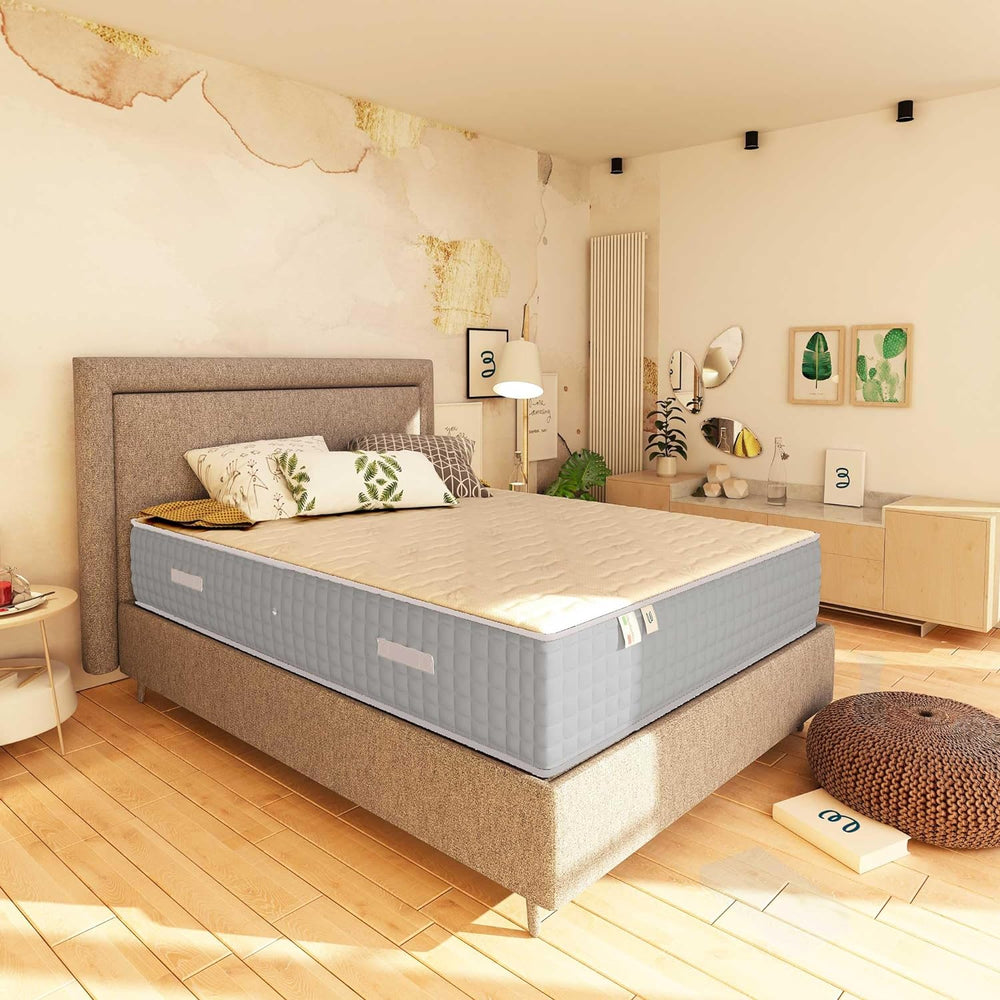 Materasso ignifugo memory e 800 molle insacchettate alto 29 cm Luxury Hotel