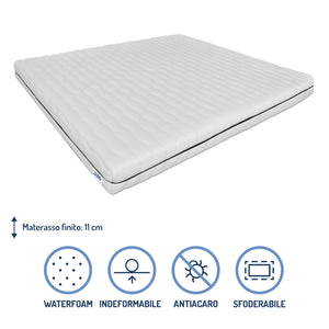 Nuvola 11cm high polyurethane mattress