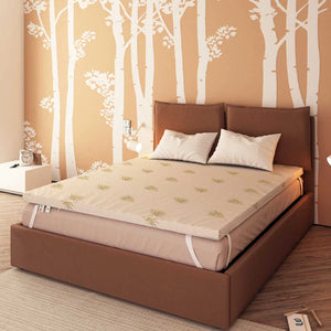 Topper in memory con lavorazione liscia Deluxe Soffice Aloe 130x190h6 cm - Outlet