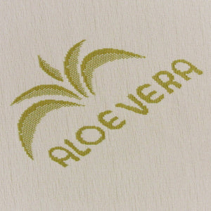 Topper in memory con lavorazione liscia Deluxe Soffice Aloe 130x190h6 cm - Outlet