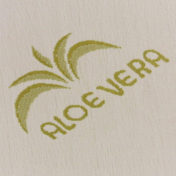 Topper in memory con lavorazione liscia Deluxe Soffice Aloe 130x190h6 cm - Outlet