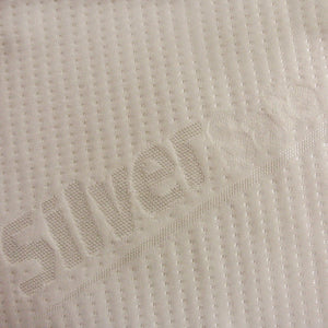 Wave memory topper with differentiated zones