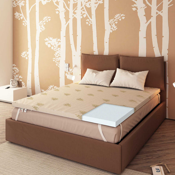 Topper in poliuretano con lavorazione liscia Renew