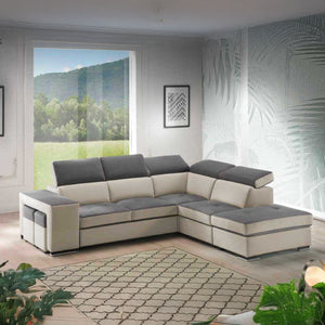 baldiflex divano letto angolare con penisola Ca' del Bosco