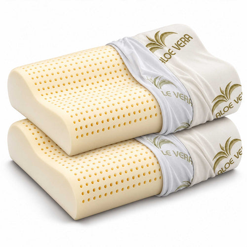 Pair of latex neck pillows