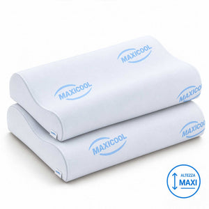 Coppia cuscini cervicale memory Orto Maxi