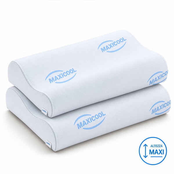 Coppia cuscini cervicale memory Orto Maxi