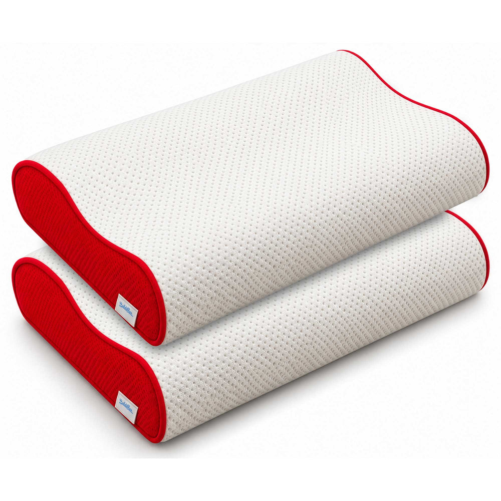coppia cuscini memory cervicale fluttuo baldiflex