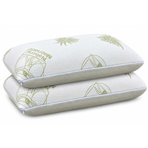 Coppia cuscini saponetta memory con fodera in Aloe 3D