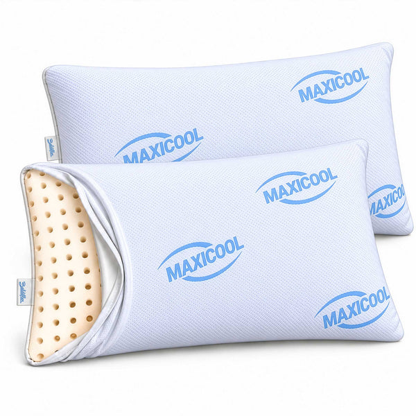 Pair of latex soap cushions