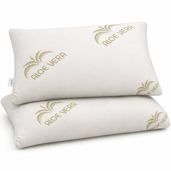 Coppia cuscini memory e gel traspiranti
