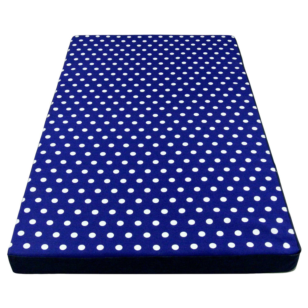 Cuccia cani da interno blu a pois Cuccioletti Berny