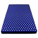 Cuccia cani da interno blu a pois Cuccioletti Berny intera