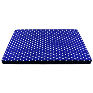 Cuccia cani da interno blu a pois Cuccioletti Berny