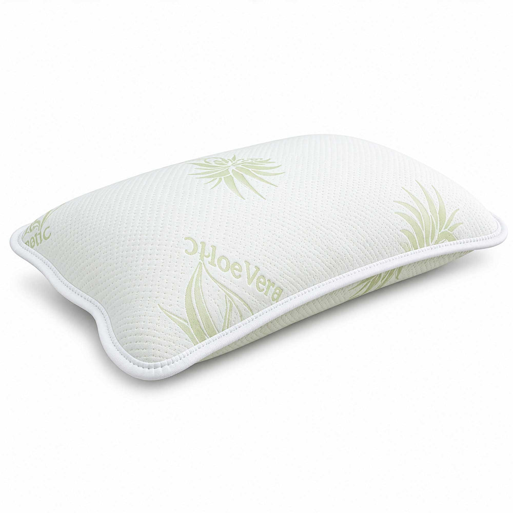 cuscino fiocco aloe vera vista frontale