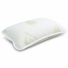 cuscino fiocco aloe vera vista frontale