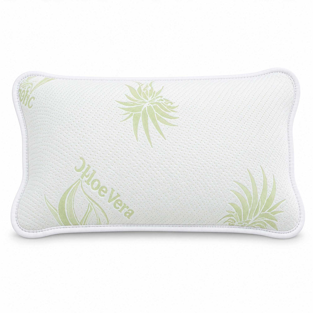 cuscino fiocco aloe vera vista frontale