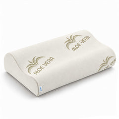 Memory cervical pillow with Aloe vera lining