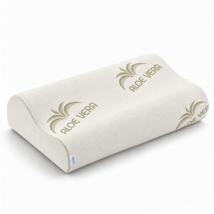 Memory cervical pillow with Aloe vera lining