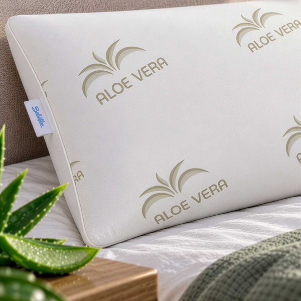 cuscino memory- ambientato aloe vera