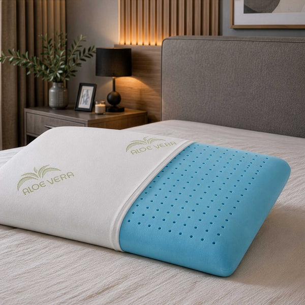 Pair of perforated fresh memory soap cushions