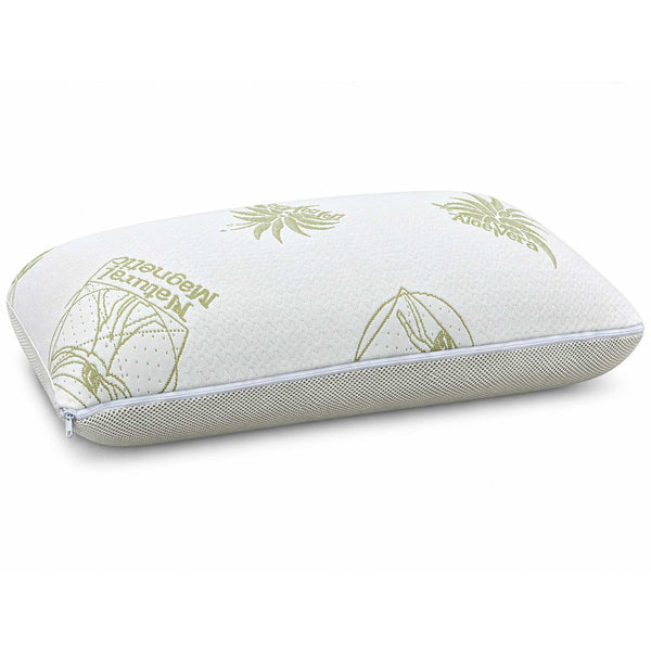 Memory soap pillow with 3D Aloe lining