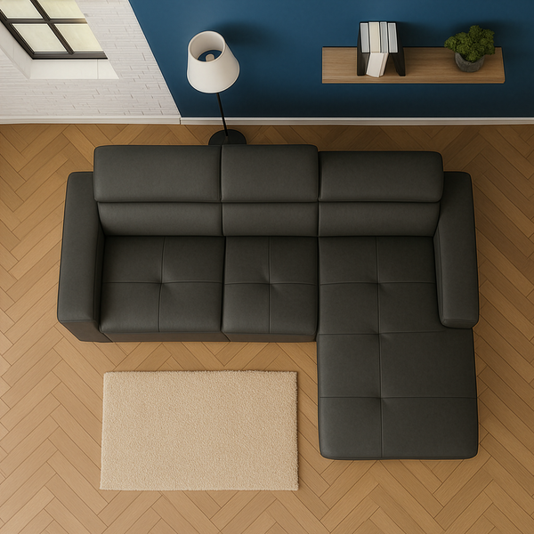 Bari corner sofa bed with peninsula