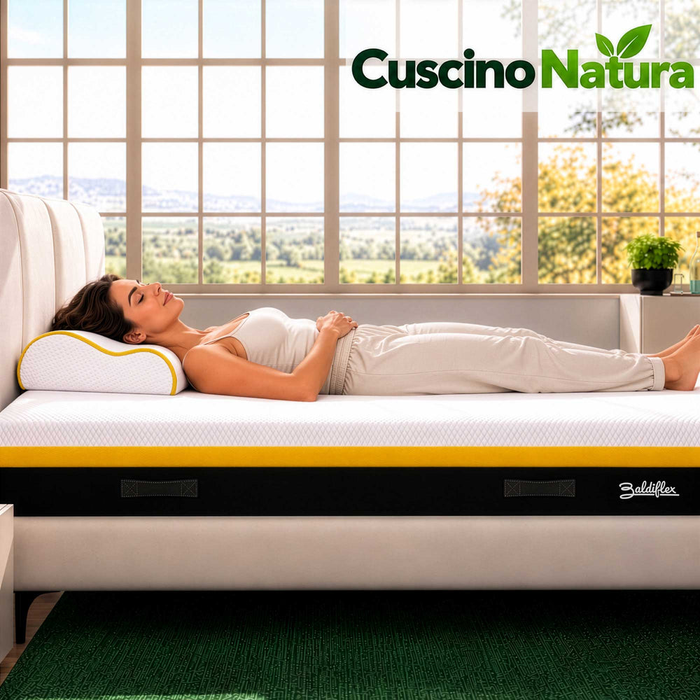 Coppia cuscini cervicale in lattice Natura - Baldiflex