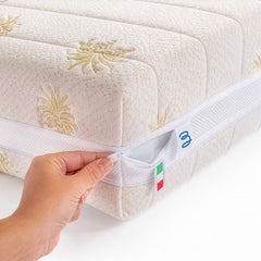 Housse de matelas simple en Aloe Vera
