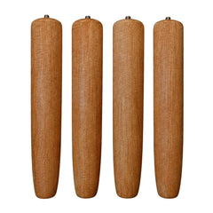 Wooden legs for bed base, pack of 4