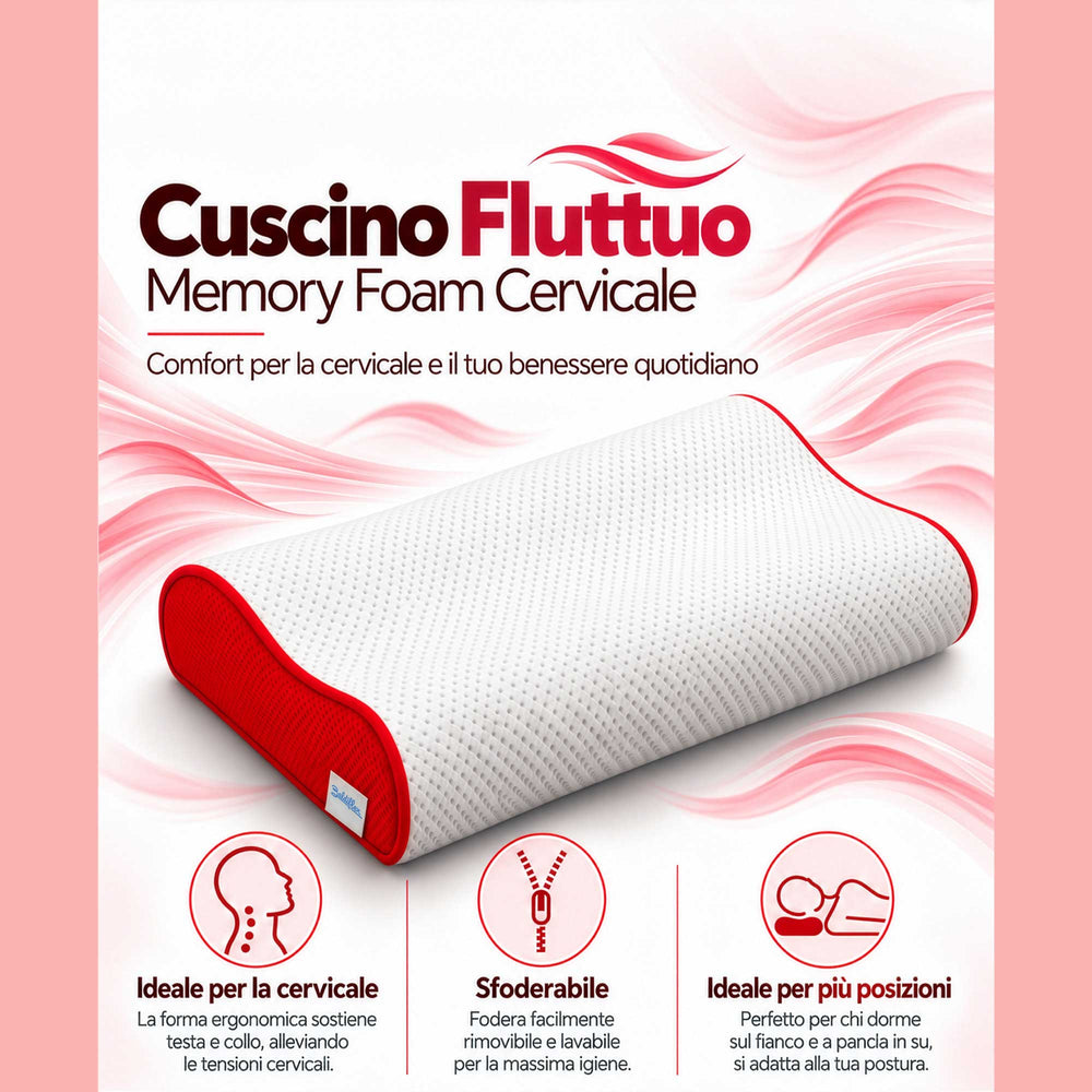 cuscino memory cervicale fluttuo baldiflex